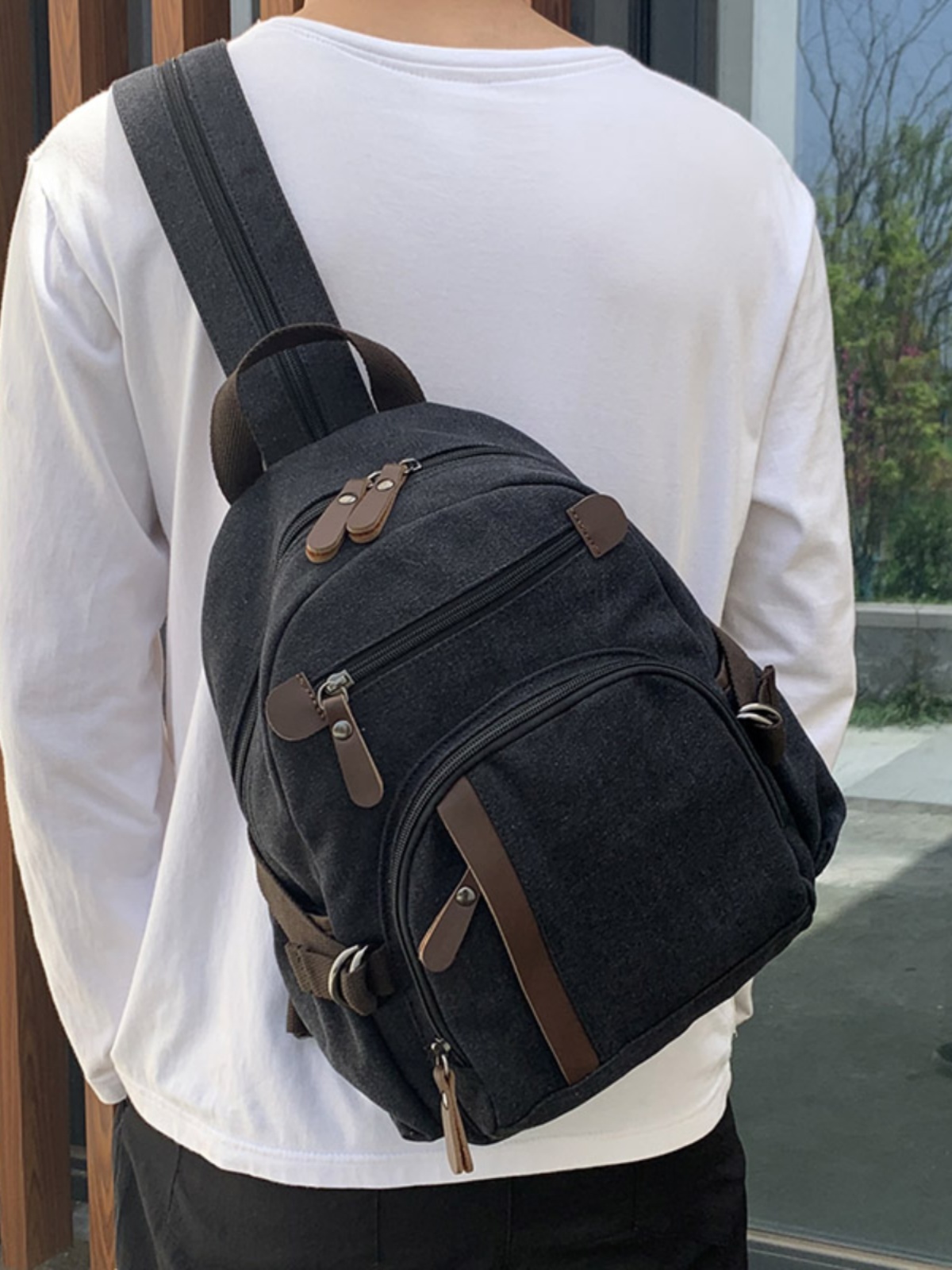 Small Canvas Backpack Leisure  - Canvas Backpack Casual review and price