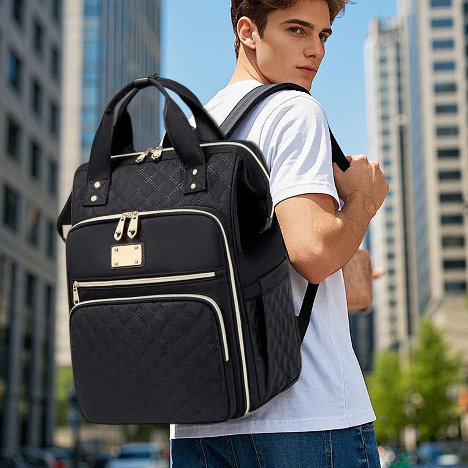 2-in-1 Lunch Backpack For Work - Laptop Backpack 15.6 review and price