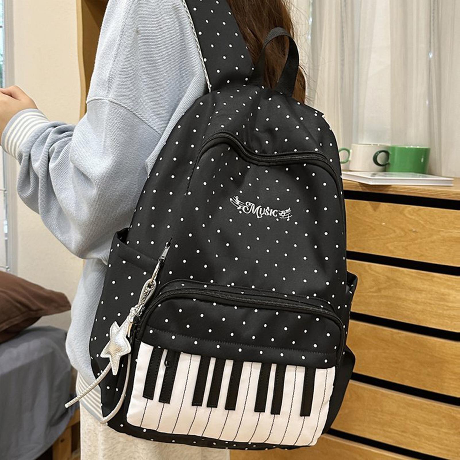 Travel Backpack | Piano Print  - Fashion Backpack Women review and price
